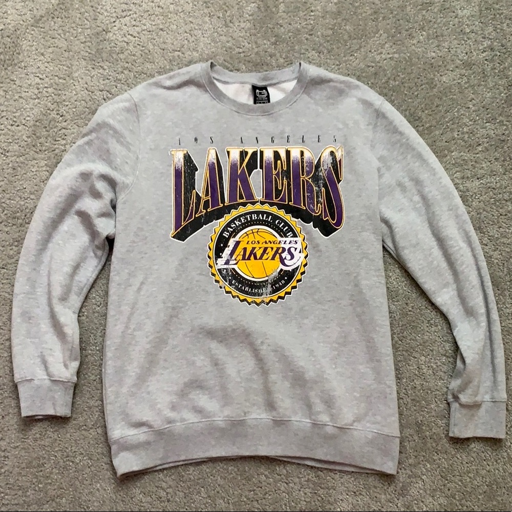 Large Vintage Lakers Crewneck